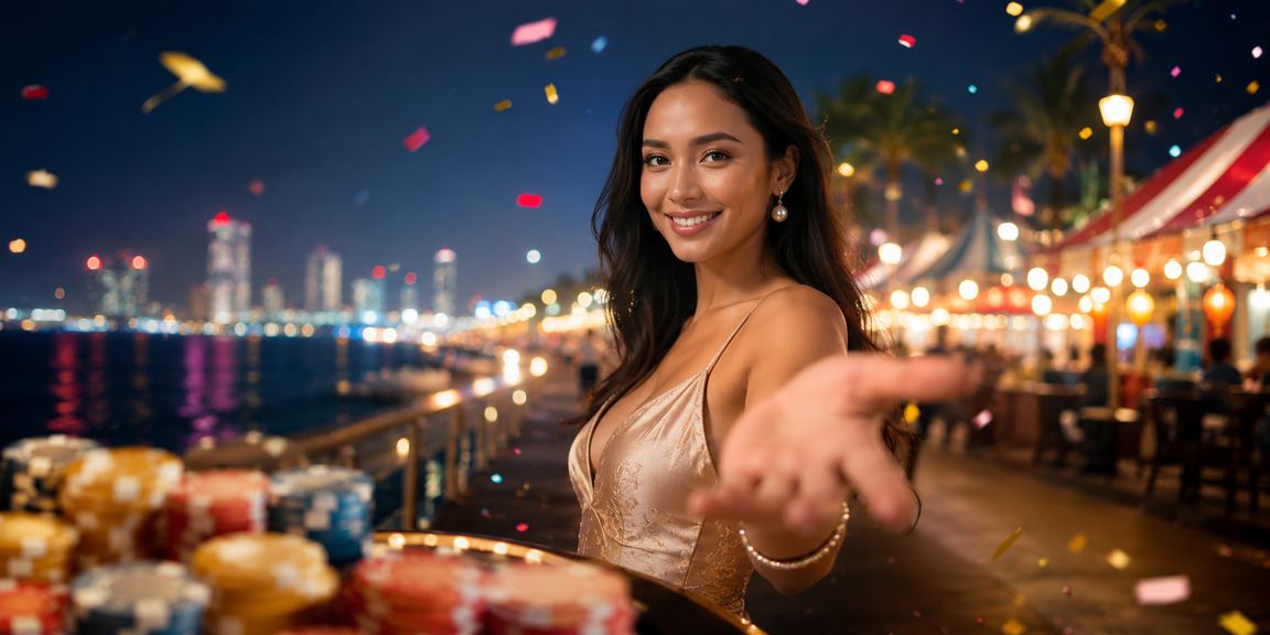Pengguna spin39 mengakses taruhan lewat smartphone di pasar malam